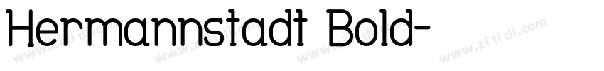 Hermannstadt Bold字体转换
